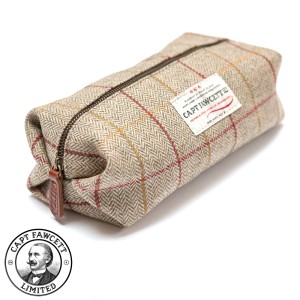 Tweed Wash Toiletry Bag (CF.318), Captain Fawcett